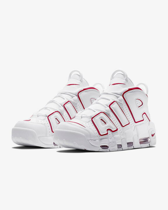 楽天市場】NIKE Air More Uptempo 96 WHITE / Varsity Red ナイキ エア 