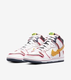 Gundam Unicorn × Nike SB Dunk High PRO QS "UNICORN" ガンダム × ナイキ SB ダンク ハイ プロ QS ユニコーン【中古】新古品