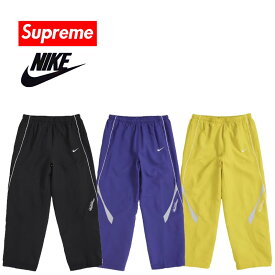 25SS Week4 Supreme Nike Track Pant シュプリーム ナイキ トラック パンツ Black Purple Yellow【中古】新古品