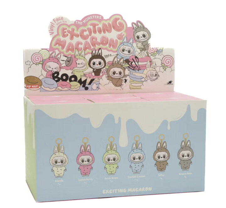 楽天市場】未開封品 POP MART THE MONSTERS LABUBU Exciting Macaron 