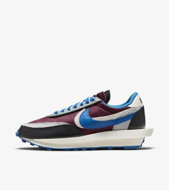 UNDERCOVER × sacai × Nike LD Waffle Night Maroon/Pale Ivory-Ground Grey-Team Royal アンダーカバー × サカイ × ナイキ LD ワッフル ナイト マルーン/ペール アイボリー-グラウンド グレー-チーム ロイヤル【中古】新古品