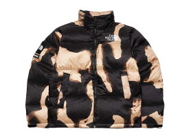 Supreme / The North Face Bleached Denim Print Nuptse Jacket Black シュプリーム ザ ノース フェイス ブリーチド デニム プリント ヌプシ ジャケット ブラック【中古】新古品