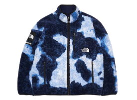 Supreme / The North Face Bleached Denim Print Fleece Jacket Indigo シュプリーム ザ ノース フェイス ブリーチド デニム プリント フリース ジャケット インディゴ【中古】新古品