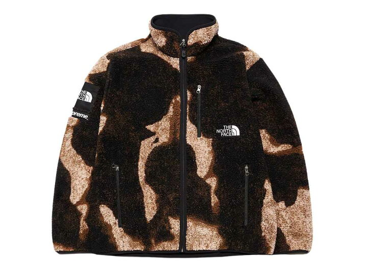 楽天市場】Supreme / The North Face Bleached Denim Print Fleece  