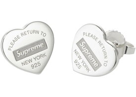 Supreme / Tiffany & Co. Return to Tiffany Heart Tag Stud Earrings (Set of 2) Silver シュプリーム / ティファニー リターン トゥー ティファニー ハート タグ スタッド イヤリング(セット オフ 2) シルバー【中古】新古品