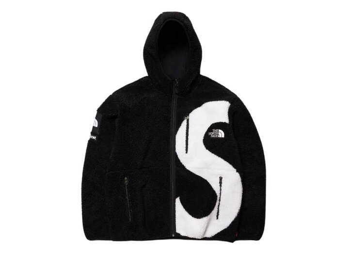 楽天市場】20FW Supreme × The North Face logo hooded fleece jacket 