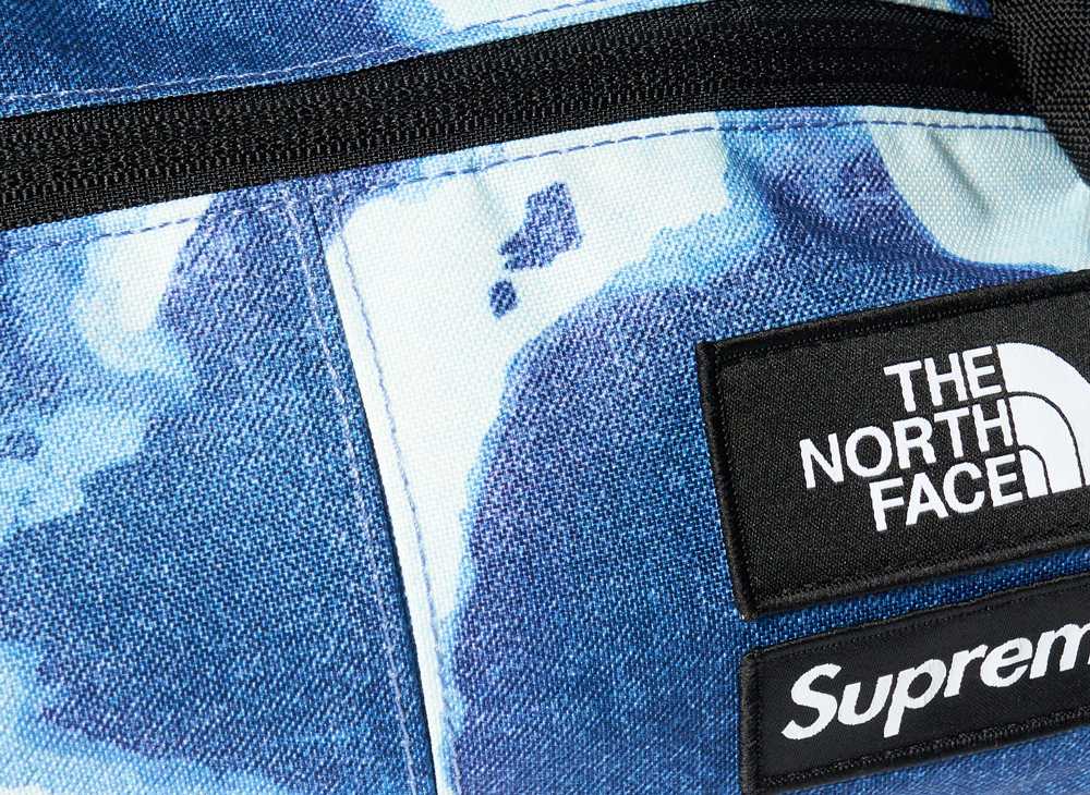 楽天市場】FW21 Supreme / The North Face Bleached Denim Print Roo