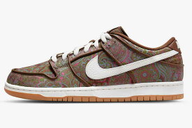 Nike SB Dunk Low PRM Brown Paisley ナイキ SB ダンク ロー PRM "ブラウンペイズリー【中古】新古品