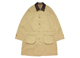 Supreme / Burberry Leather Collar Trench Beige シュプリーム バーバリー レザー カラー トレンチ ベージュ【中古】新古品