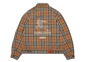 Supreme / Burberry Denim Trucker Jacket Beige シュプリーム バーバリー デニム トラック ジャケット ベージュ【中古】新古品