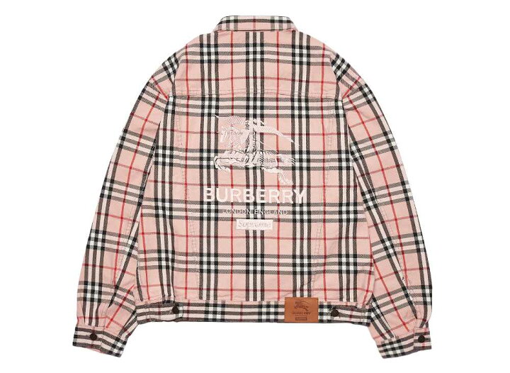 楽天市場】Supreme / Burberry Denim Trucker Jacket Pink 