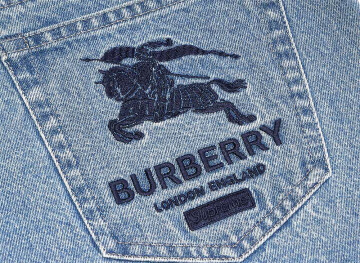 楽天市場】Supreme / Burberry Regular Jean Blue シュプリーム 