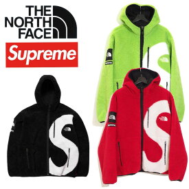 20FW Supreme × The North Face logo hooded fleece jacket シュプリーム ノースフェイス TNF ロゴフーデッドフリースジャケット【中古】新古品