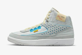 サイズ選択可【国内配送】UNION × Nike Air Jordan 2 Grey Fog ユニオン × ナイキ エアジョーダン2 グレー フォグ 24 24 24.5 25 25.5 26 26.5 27 27.5 28 28.5 29 29.5【新古品】中古