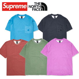 21SS Supreme × The North Face　 Pigment Printed Pocket Tee シュプリーム ザノース フェイス ピグメント プリント ポケット Tシャツ【中古】新古品