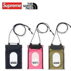 21SS Supreme × The North Face　 Summit Series Outer Tape Seam Neck Pouch　シュプリーム ザノース フェイス サミット シリーズ アウター テープ シーム ネックポーチ【中古】新古品