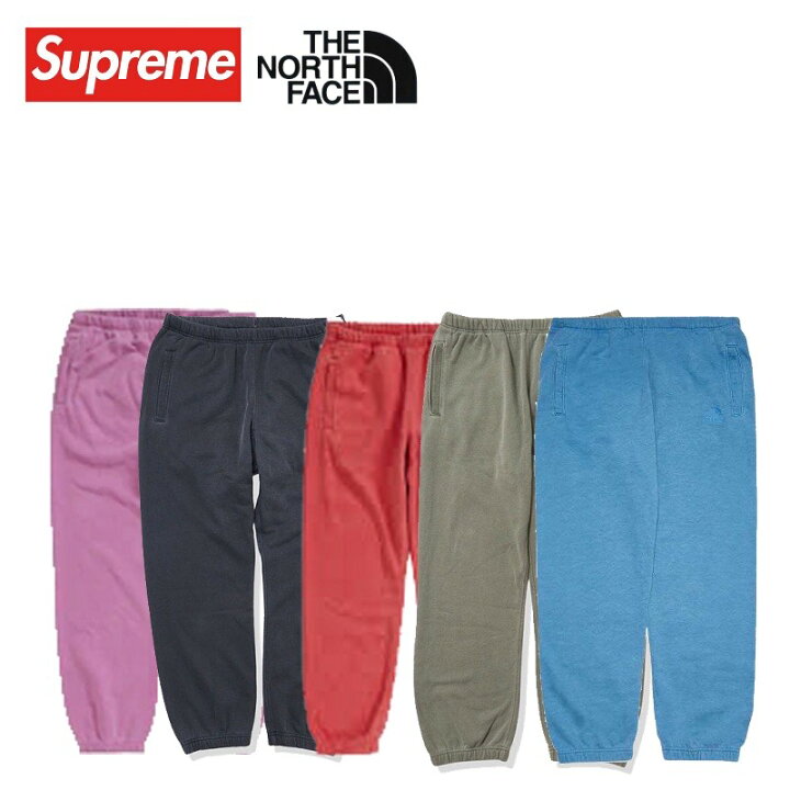 楽天市場】21SS Supreme × The North Face Pigment Printed Sweatpant  