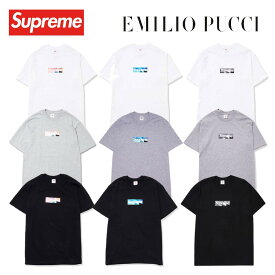 21SS Supreme x Emilio Pucci Box Logo Tee シュプリーム× エミリオプッチ　　ボックス　ロゴ　Tシャツ　選べるカラー　サイズ【中古】新古品