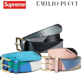 21SS Supreme x Emilio Pucci Belt シュプリーム× エミリオプッチ　ベルト　選べるカラー【新古品】【中古】新古品