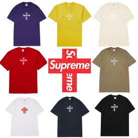 SUPREME Cross Box Logo Tee FW20 Week17　シュプリーム　クロスボックスロゴ　Tシャツ【中古】新古品