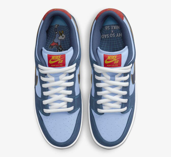 楽天市場】Why So Sad? × Nike SB Dunk Low Coastal Blue/Speed Yellow 