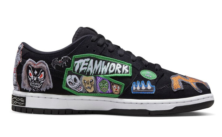 楽天市場】Neck face × Nike SB Dunk Low Black/White/Multi Color 