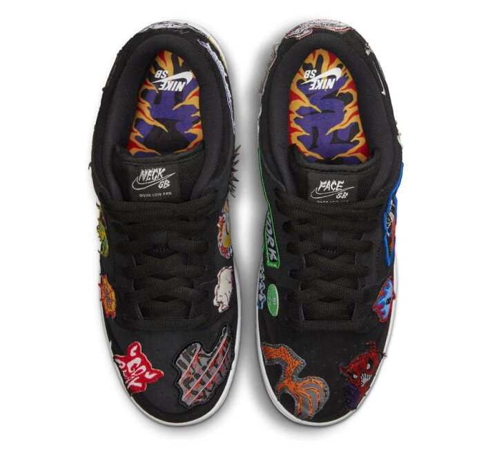 楽天市場】Neck face × Nike SB Dunk Low Black/White/Multi Color 