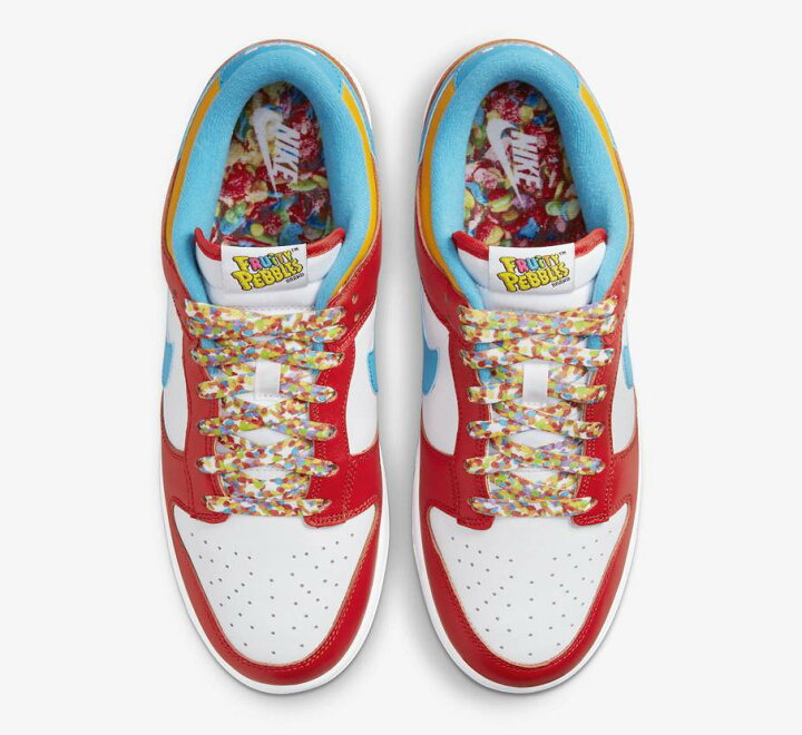 楽天市場】FRUiTY PEBBLES × Nike Dunk Low QS Habanero Red/Dark 