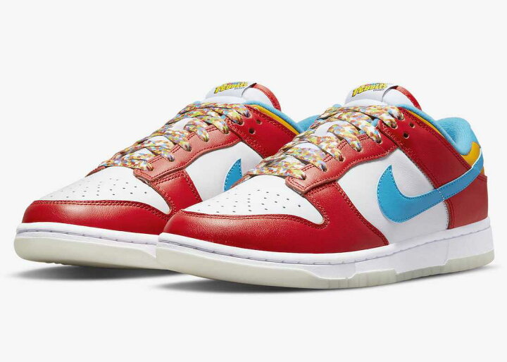 楽天市場】FRUiTY PEBBLES × Nike Dunk Low QS Habanero Red/Dark 