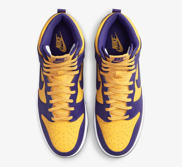 楽天市場】Nike Dunk High Retro Lakers ナイキ ダンク ハイ レトロ 