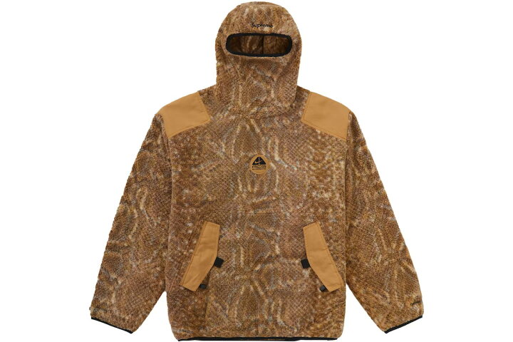 楽天市場】22FW Supreme Nike ACG Fleece Pullover Gold Snakeskin 