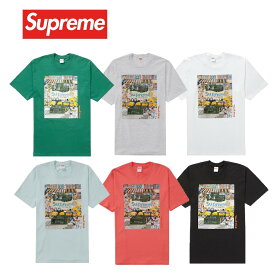 22SS Supreme Manhattan Tee シュプリーム マンハッタン Tシャツ S M L XL ブラック ホワイト アッシュグレー ペイルブルー ブライト コーラル ライト パイン【中古】新古品