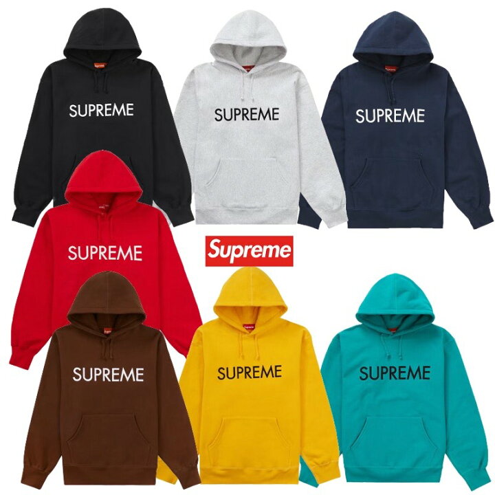 楽天市場】FW22 Supreme Capital Hooded Sweatshirt シュプリーム  