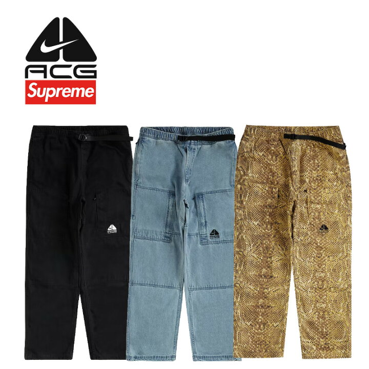 楽天市場】22FW Supreme Nike ACG Belted Denim Pant シュプリーム 