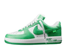 Louis Vuitton × Nike Air Force 1 Low by Virgil Abloh White & Gym Green ルイ・ヴィトン × ナイキ エアフォース1 ロー バイ ヴァージル・アブロー ホワイト & ジム グリーン【中古】新古品