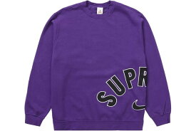 Supreme / Nike Arc Crewneck Purple シュプリーム ナイキ アーク クルーネック パープル スウェット　S M L XL【中古】新古品