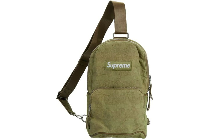 楽天市場】Supreme Fat Tip Jacquard Denim Sling Bag シュプリーム 