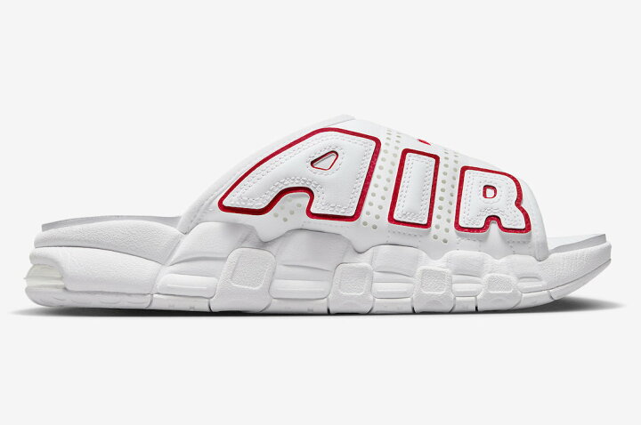 楽天市場】Nike Air More Uptempo Slide White and University Red 