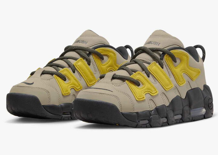 楽天市場】AMBUSH Nike Air More Uptempo Low Vivid Sulfur and 