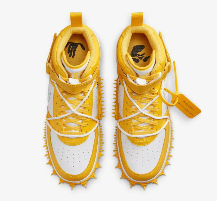 楽天市場】Off-White Nike Air Force 1 Mid SP LTHR White and Varsity 