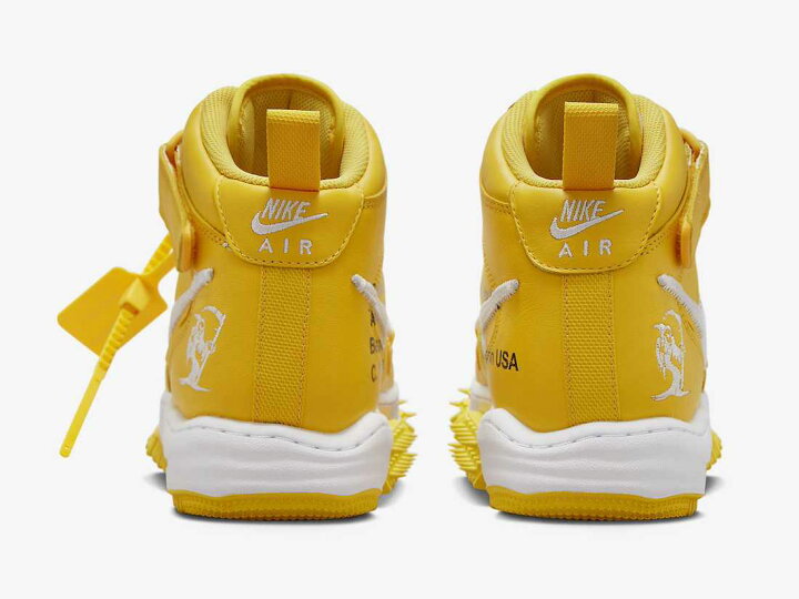 楽天市場】Off-White Nike Air Force 1 Mid SP LTHR White and Varsity 