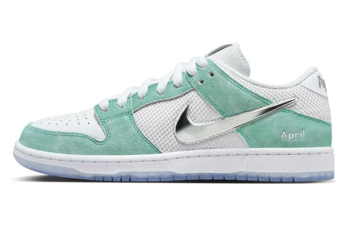 楽天市場】APRIL SKATEBOARDS Nike SB Dunk Low Pro QS White and 