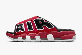 Nike Air More Uptempo Slide University Red Black ナイキ エアモアアップテンポ スライド ユニバーシティレッド ブラック FJ6035-600/FJ6036-600 【中古】新古品