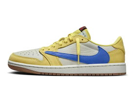 Travis Scott Nike WMNS Air Jordan 1 Retro Low OG Canary トラヴィス・スコット ナイキ ウィメンズ エアジョーダン1 レトロ ロー OG カナリー DZ4137-700【中古】新古品