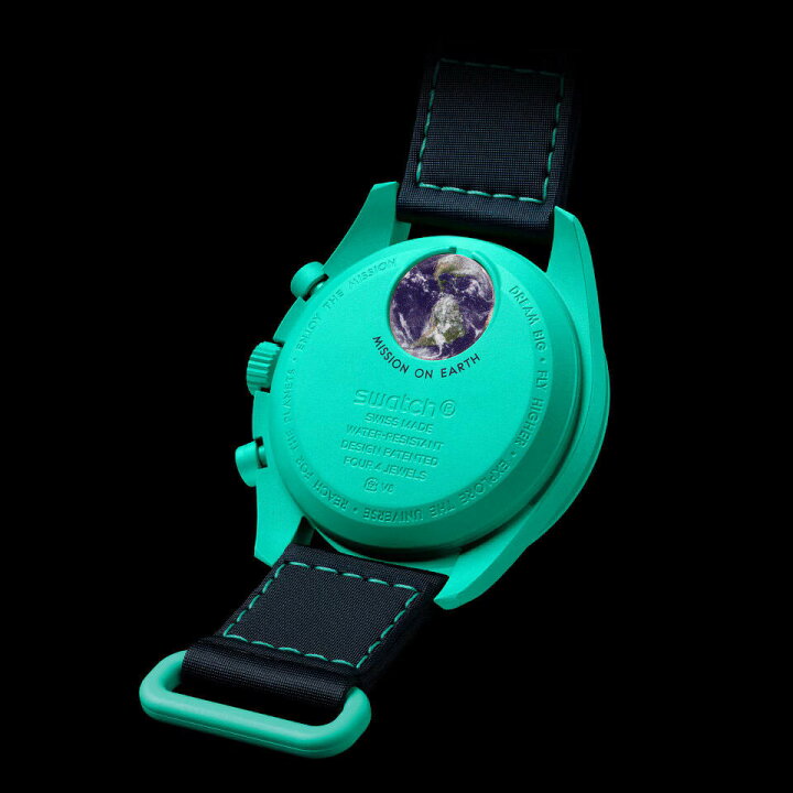 楽天市場】OMEGA Swatch Bioceramic Moonswatch Mission On Earth 