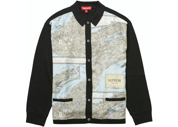 楽天市場】23FW Supreme Silk Map Cardigan シュプリーム シルク 