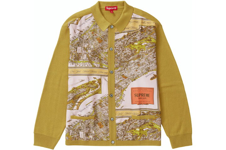 楽天市場】23FW Supreme Silk Map Cardigan シュプリーム シルク 