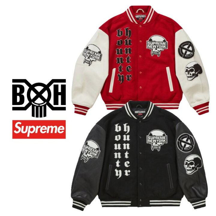 楽天市場】23FW Supreme Bounty Hunter Varsity Jacket シュプリーム 