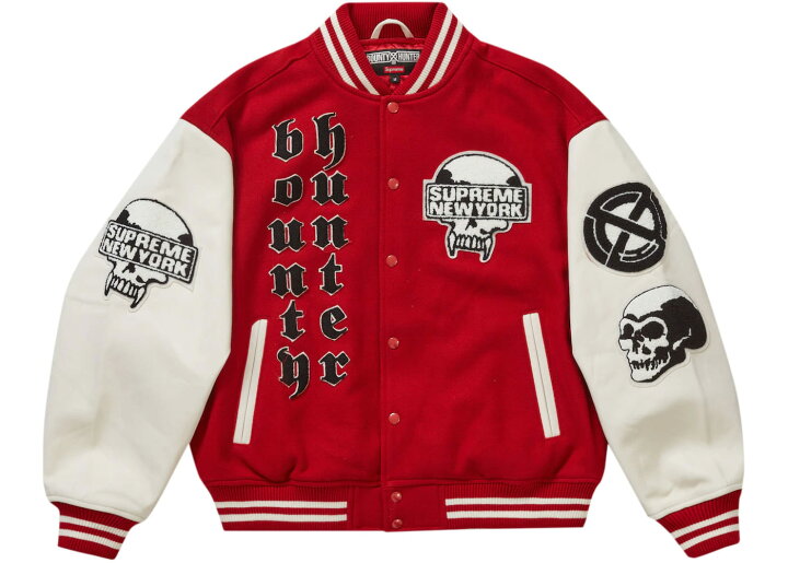 楽天市場】23FW Supreme Bounty Hunter Varsity Jacket シュプリーム 