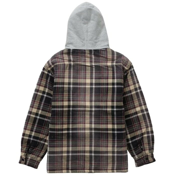 楽天市場】23FW Supreme Dickies Plaid Hooded Zip Up Shirt  